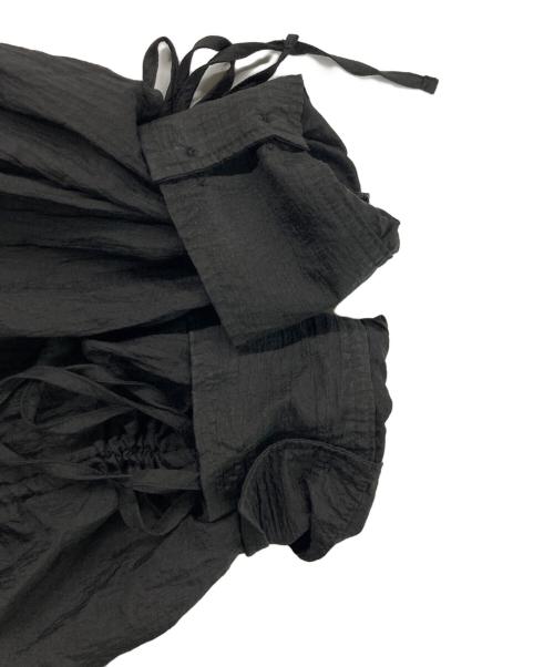 Rouge vif（ルージュヴィフ）Rouge vif (ルージュヴィフ) ブラウスワンピース ブラック サイズ:記載なしの古着・服飾アイテム