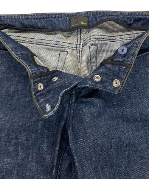 FENDI（フェンディ）FENDI (フェンディ) サイドシームデニムパンツ ブルー サイズ:38の古着・服飾アイテム