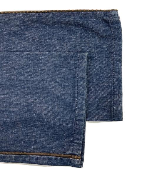 FENDI（フェンディ）FENDI (フェンディ) サイドシームデニムパンツ ブルー サイズ:38の古着・服飾アイテム