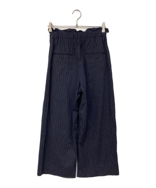 JOURNAL STANDARD（ジャーナルスタンダード）JOURNAL STANDARD (ジャーナルスタンダード) ウォッシャブルコットンリネンVISワイドパンツ ネイビー サイズ:36の古着・服飾アイテム