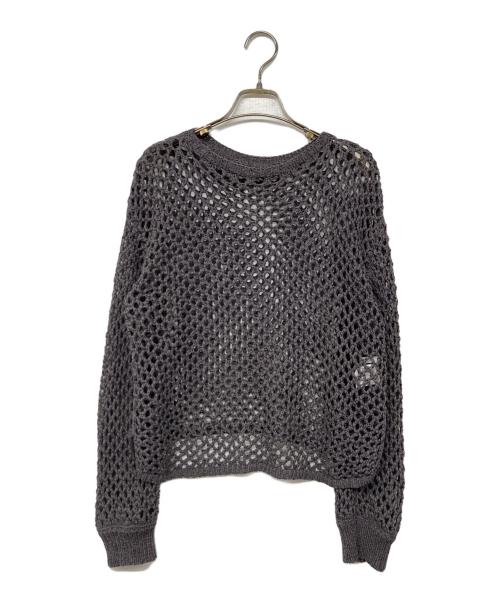 CADUNE（カデュネ）CADUNE (カデュネ) ローゲージニット グレー サイズ:38の古着・服飾アイテム