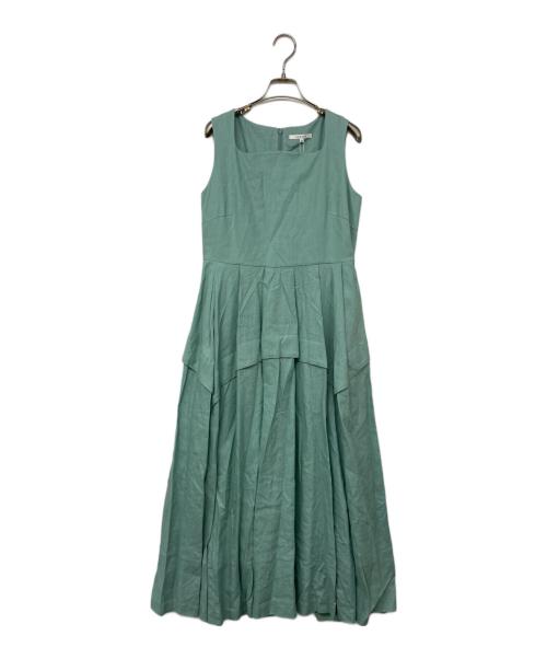 CADUNE（カデュネ）CADUNE (カデュネ) リネンノースリーブワンピース スカイブルー サイズ:36の古着・服飾アイテム