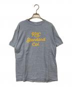 STANDARD CALIFORNIA×RHC Ron Hermanスタンダードカリフォルニア×アールエイチシー ロンハーマン）の古着「ロゴプリントTシャツ」｜スカイブルー