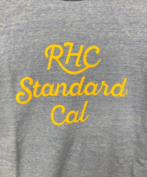 STANDARD CALIFORNIA（スタンダードカリフォルニア）STANDARD CALIFORNIA (スタンダードカリフォルニア) RHC Ron Herman (アールエイチシー ロンハーマン) ロゴプリントTシャツ スカイブルー サイズ:Ｌの古着・服飾アイテム