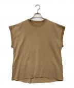 DEUXIEME CLASSEドゥーズィエム クラス）の古着「Fine Tシャツ」｜ブラウン