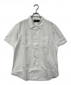 RRLダブルアールエル）の古着「両ポケットワイド半袖シャツ」｜ホワイト