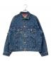 Supreme（シュプリーム）の古着「Studded Seam Denim Trucker Jacket/スタッズシーム デニムトラッカージャケット」｜ブルー