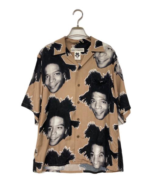 WACKO MARIA（ワコマリア）WACKO MARIA (ワコマリア) Jean-Michel Basquiat (ジャン ミシェル バスキア) HAWAIIAN SHIRT ベージュ サイズ:Mの古着・服飾アイテム