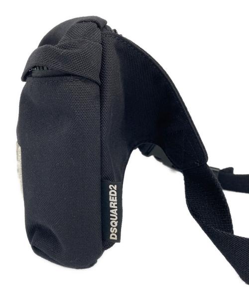 DSQUARED2（ディースクエアード）DSQUARED2 (ディースクエアード) ショルダーバッグ ブラックの古着・服飾アイテム