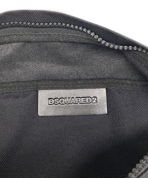 DSQUARED2（ディースクエアード）DSQUARED2 (ディースクエアード) ショルダーバッグ ブラックの古着・服飾アイテム