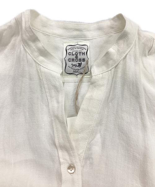 CLOTH&CROSS（クロスアンドクロス）CLOTH&CROSS (クロスアンドクロス) シャツワンピース ホワイト サイズ:Fの古着・服飾アイテム