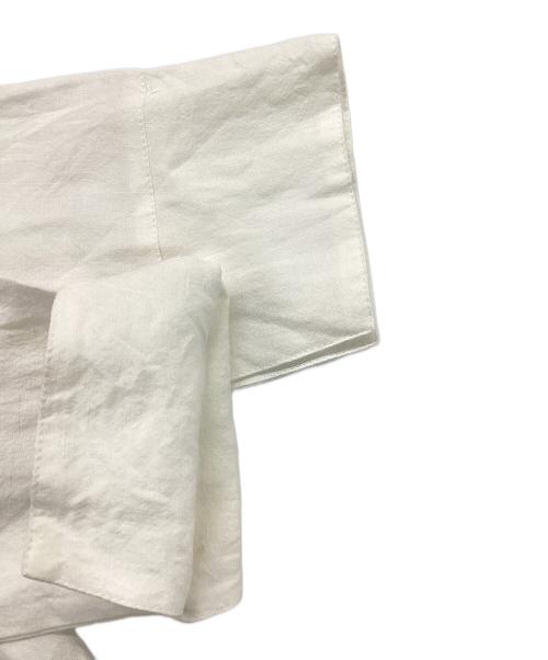 CLOTH&CROSS（クロスアンドクロス）CLOTH&CROSS (クロスアンドクロス) シャツワンピース ホワイト サイズ:Fの古着・服飾アイテム