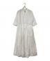 CLOTH&CROSS（クロスアンドクロス）の古着「シャツワンピース」｜ホワイト