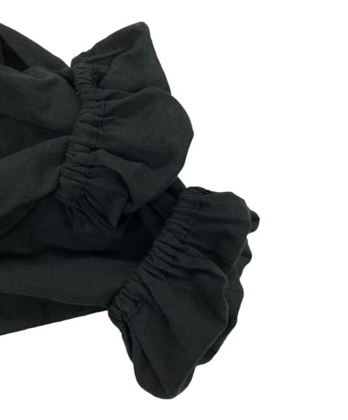 CLOTH&CROSS（クロスアンドクロス）CLOTH&CROSS (クロスアンドクロス) 前開きの比翼ワンピース ブラック サイズ:Fの古着・服飾アイテム