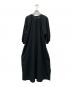 CLOTH&CROSS (クロスアンドクロス) 前開きの比翼ワンピース ブラック サイズ:F：5000円