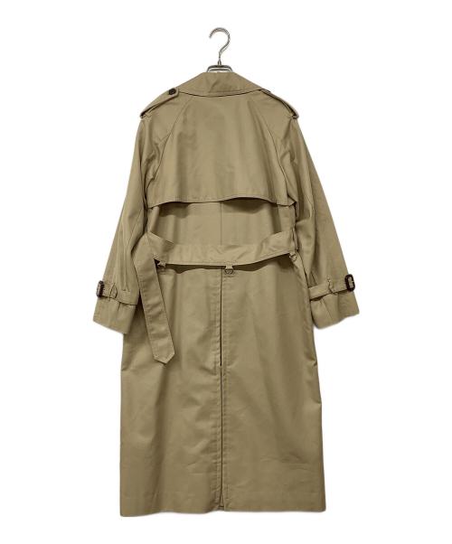 Aquascutum（アクアスキュータム）Aquascutum (アクアスキュータム) コットンポリツイルトレンチコート ベージュ サイズ:8の古着・服飾アイテム