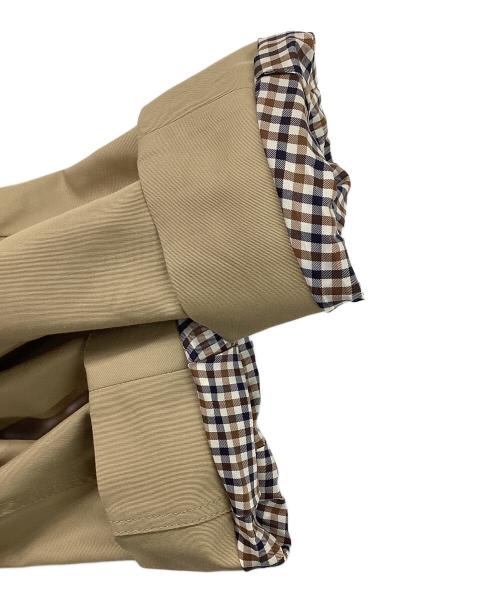 Aquascutum（アクアスキュータム）Aquascutum (アクアスキュータム) コットンポリツイルトレンチコート ベージュ サイズ:8の古着・服飾アイテム
