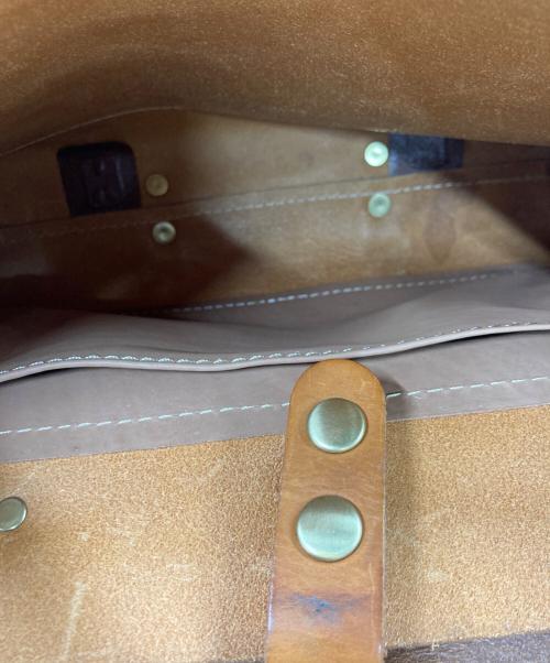 Herz（ヘルツ）Herz (ヘルツ) ナレッジバッグ ブラウンの古着・服飾アイテム