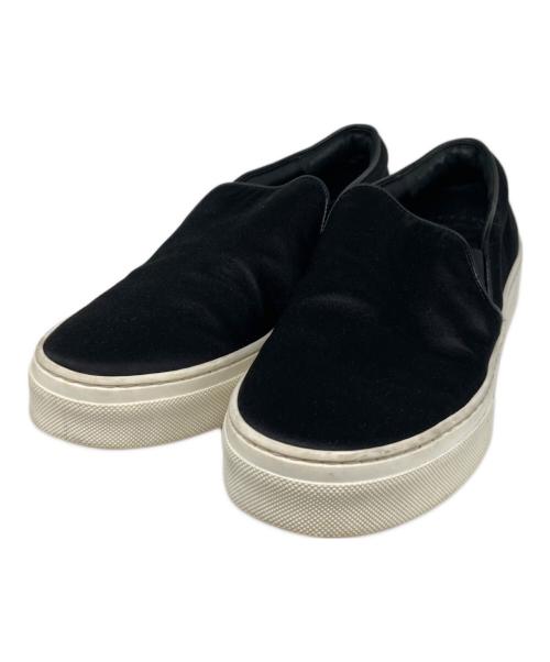CELINE（セリーヌ）CELINE (セリーヌ) サテンスリッポン ブラック サイズ:36.5の古着・服飾アイテム