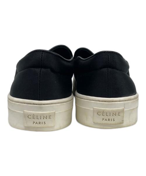CELINE（セリーヌ）CELINE (セリーヌ) サテンスリッポン ブラック サイズ:36.5の古着・服飾アイテム