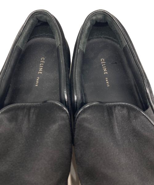 CELINE（セリーヌ）CELINE (セリーヌ) サテンスリッポン ブラック サイズ:36.5の古着・服飾アイテム