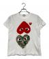 PLAY COMME des GARCONS（プレイコムデギャルソン）の古着「プリントTシャツ」｜ホワイト