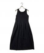 RIM.ARKリムアーク）の古着「ニットノースリーブワンピース」｜ブラック