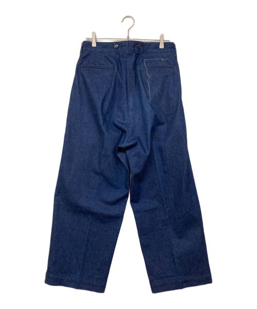 H.UNIT（エイチユニット）H.UNIT (エイチユニット) デニムワイドパンツ ネイビー サイズ:1の古着・服飾アイテム