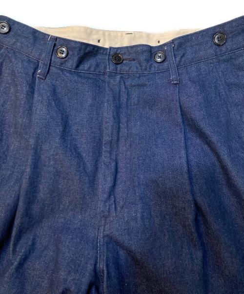 H.UNIT（エイチユニット）H.UNIT (エイチユニット) デニムワイドパンツ ネイビー サイズ:1の古着・服飾アイテム