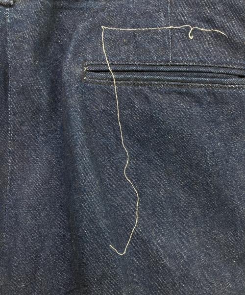 H.UNIT（エイチユニット）H.UNIT (エイチユニット) デニムワイドパンツ ネイビー サイズ:1の古着・服飾アイテム