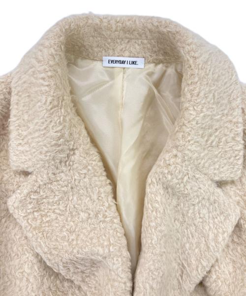 EVERYDAY I LIKE.（エヴリデイ アイ ライク）EVERYDAY I LIKE. (エヴリデイ アイ ライク) ガウンコート ベージュ サイズ:記載なしの古着・服飾アイテム