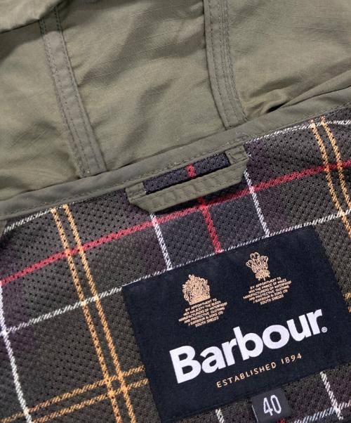 Barbour（バブアー）Barbour (バブアー) ナイロンフードブルゾン グリーン サイズ:40の古着・服飾アイテム