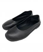 AMOMENTOアモーメント）の古着「フラットシューズ」｜ブラック