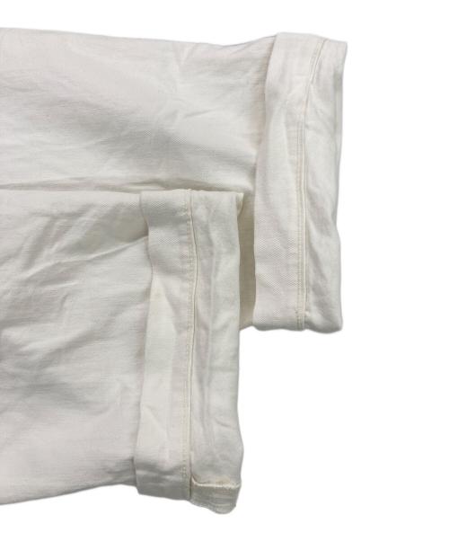 YANUK（ヤヌーク）YANUK (ヤヌーク) タックパンツ ホワイト サイズ:Sの古着・服飾アイテム