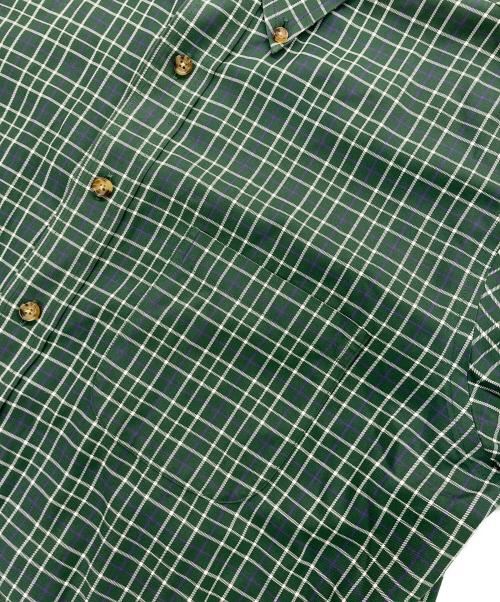 BROOKS BROTHERS（ブルックスブラザーズ）BROOKS BROTHERS (ブルックスブラザーズ) ボタンダウンチェックシャツ グリーン サイズ:Mの古着・服飾アイテム