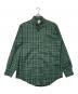 BROOKS BROTHERS（ブルックスブラザーズ）の古着「ボタンダウンチェックシャツ」｜グリーン