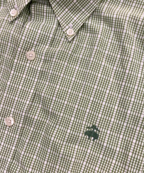 BROOKS BROTHERS（ブルックスブラザーズ）BROOKS BROTHERS (ブルックスブラザーズ) ボタンダウンシャツ グリーン サイズ:Mの古着・服飾アイテム