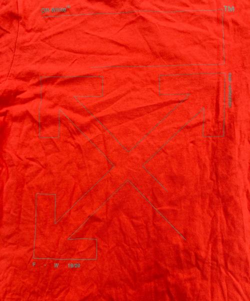 OFFWHITE（オフホワイト）OFFWHITE (オフホワイト) lim Fit Unfinished T-Shirt レッド サイズ:Sの古着・服飾アイテム