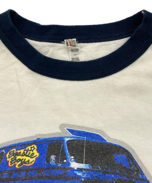 ALSTYLE APPAREL & ACTIVEWEAR（アレスタイルアパレル＆アクティブウェア）ALSTYLE APPAREL & ACTIVEWEAR (アレスタイルアパレル＆アクティブウェア) リンガーTシャツ ホワイト サイズ:Lの古着・服飾アイテム