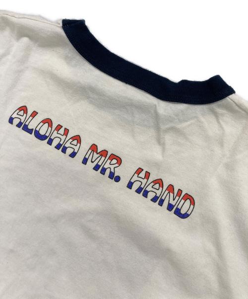 ALSTYLE APPAREL & ACTIVEWEAR（アレスタイルアパレル＆アクティブウェア）ALSTYLE APPAREL & ACTIVEWEAR (アレスタイルアパレル＆アクティブウェア) リンガーTシャツ ホワイト サイズ:Lの古着・服飾アイテム