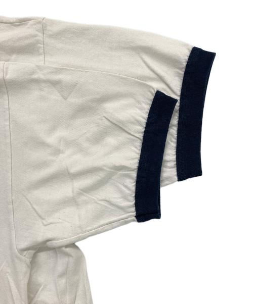 ALSTYLE APPAREL & ACTIVEWEAR（アレスタイルアパレル＆アクティブウェア）ALSTYLE APPAREL & ACTIVEWEAR (アレスタイルアパレル＆アクティブウェア) リンガーTシャツ ホワイト サイズ:Lの古着・服飾アイテム