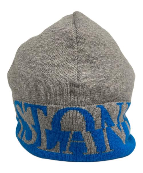 STONE ISLAND（ストーンアイランド）STONE ISLAND (ストーンアイランド) ニット帽 ブルー×グレー サイズ:記載なしの古着・服飾アイテム