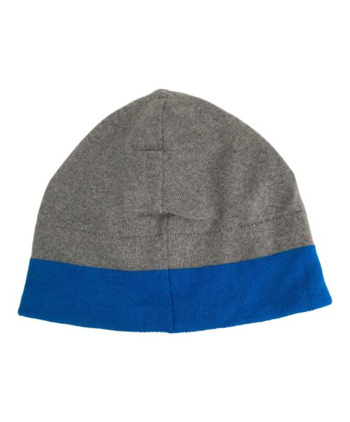 STONE ISLAND（ストーンアイランド）STONE ISLAND (ストーンアイランド) ニット帽 ブルー×グレー サイズ:記載なしの古着・服飾アイテム