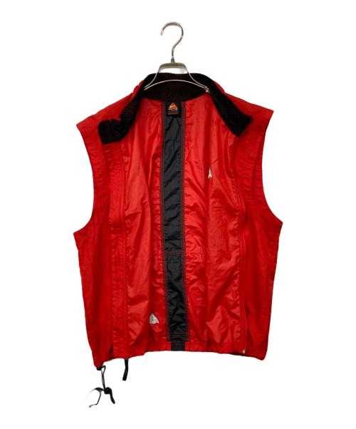 NIKE ACG（ナイキエーシージー）NIKE ACG (ナイキエージーシー) ナイロンベスト レッド サイズ:Lの古着・服飾アイテム