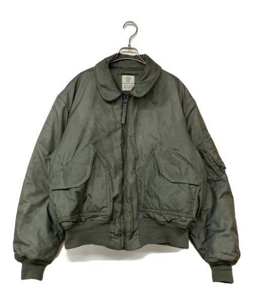 US ARMY（ユーエスアーミー）US ARMY (ユーエスアーミー) CWU-45 フライトジャケット カーキ サイズ:XLの古着・服飾アイテム