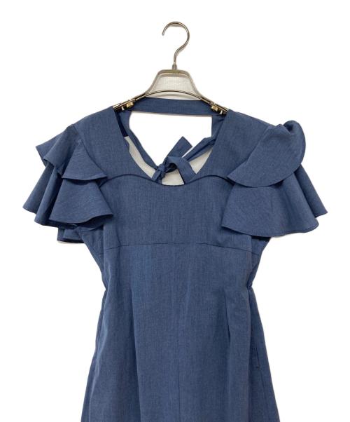 LEINWANDE（ラインヴァンド）LEINWANDE (ラインヴァンド) Michiel Jumpsuits ブルー サイズ:Fの古着・服飾アイテム