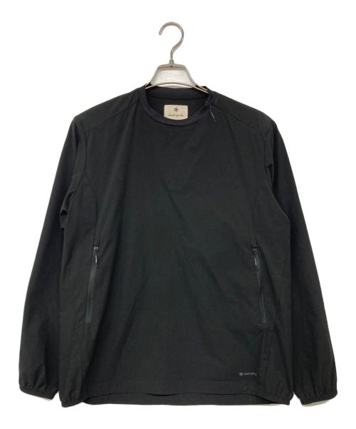 Snow peak（スノーピーク）Snow peak (スノーピーク) Stretch Packable Pullover ブラック サイズ:Mの古着・服飾アイテム