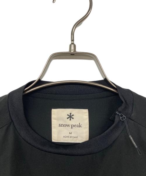 Snow peak（スノーピーク）Snow peak (スノーピーク) Stretch Packable Pullover ブラック サイズ:Mの古着・服飾アイテム