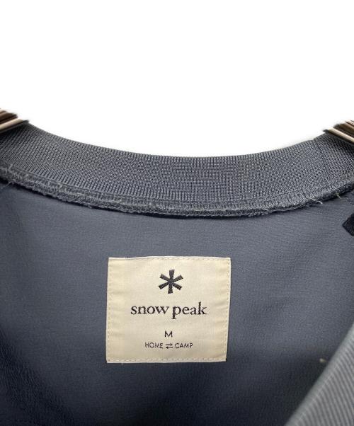 Snow peak（スノーピーク）Snow peak (スノーピーク) NYLON POWER WOOL PULLOVER グレー サイズ:Mの古着・服飾アイテム
