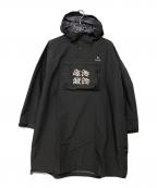 Snow peakスノーピーク）の古着「GEZAN PACKABLE Rain PONCHO」｜ブラック